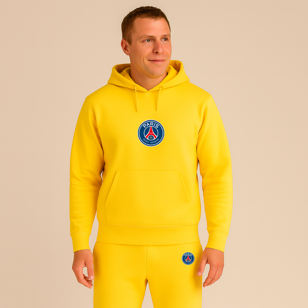 Men’s Paris-Saint Germain Soccer Logo Hoodie Joggers Set