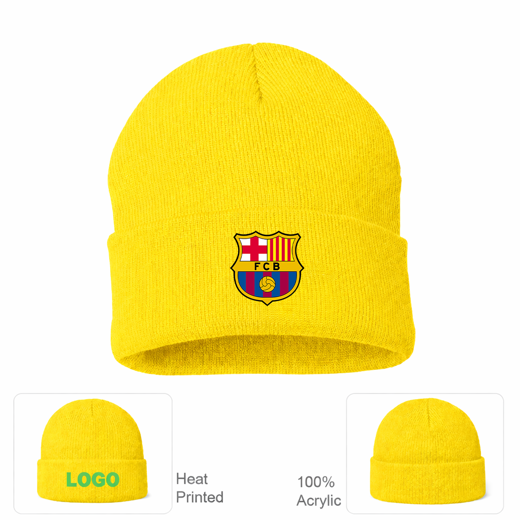 F.C. Barcelona Soccer Beanie Hat