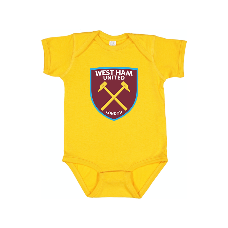 West Ham United FC Baby Romper Onesie