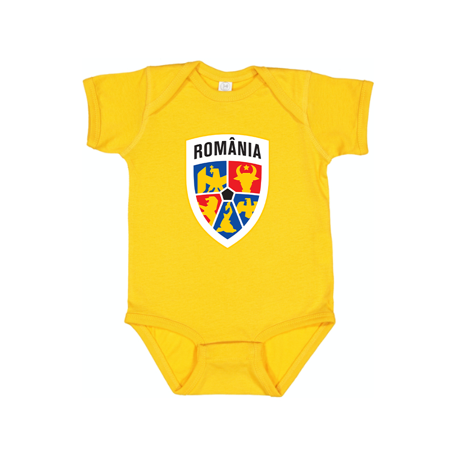 Romania National Soccer Team Baby Romper Onesie