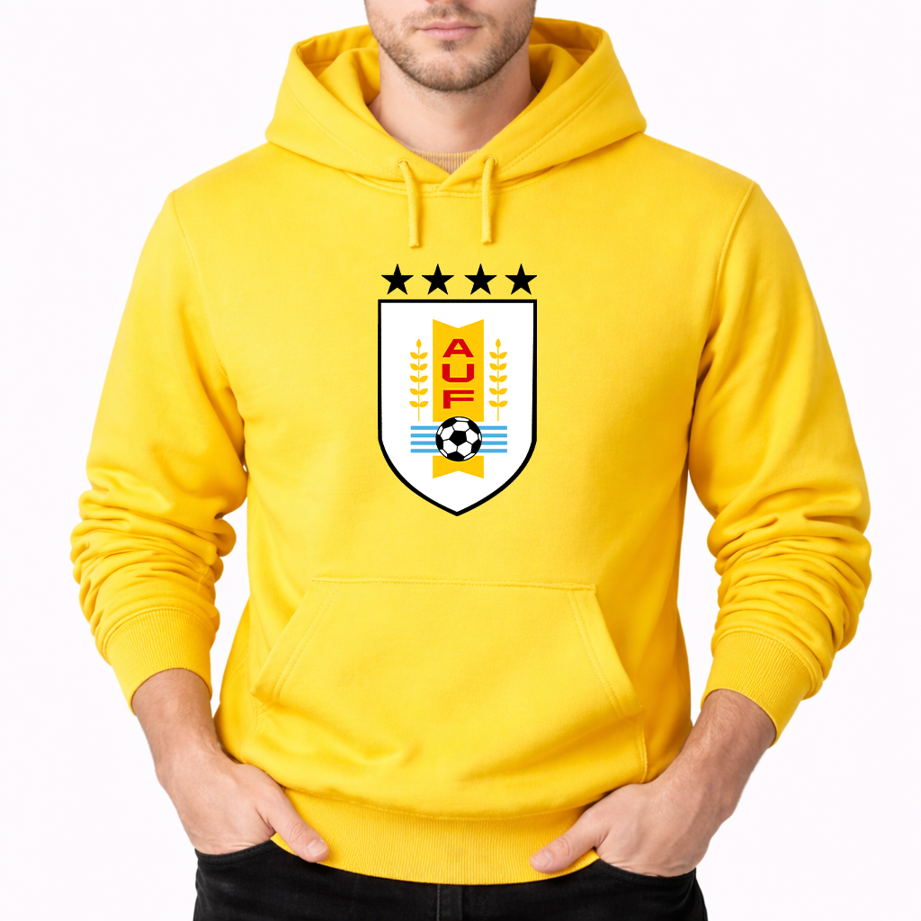 Men's Uruguay National Soccer Team Pullover Hoodie