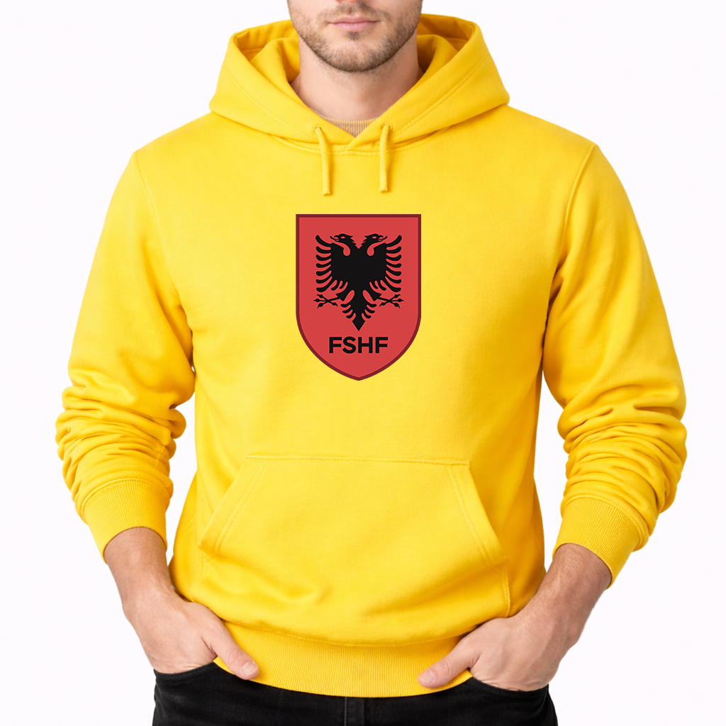 Men's Albania National Soccer Team Pullover Hoodie